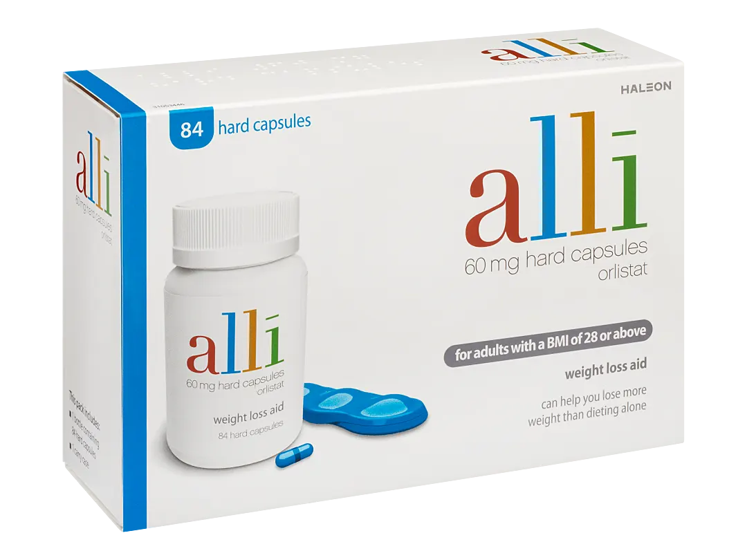 Alli Weight Loss Capsules 60mg