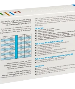 Alli Weight Loss Capsules 60mg